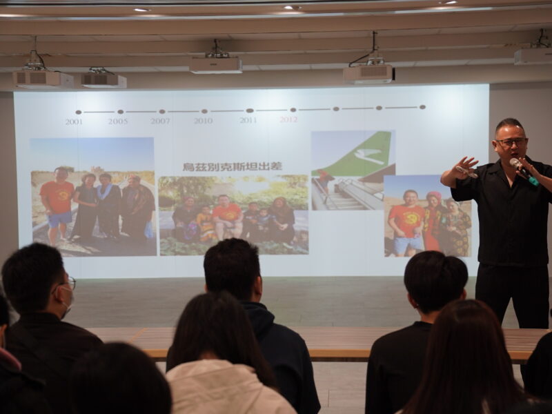 圖文：百夫長創辦人陳志彬蒞臨僑光科大行銷與流通管理系就業學程現身傳授創新秘訣。