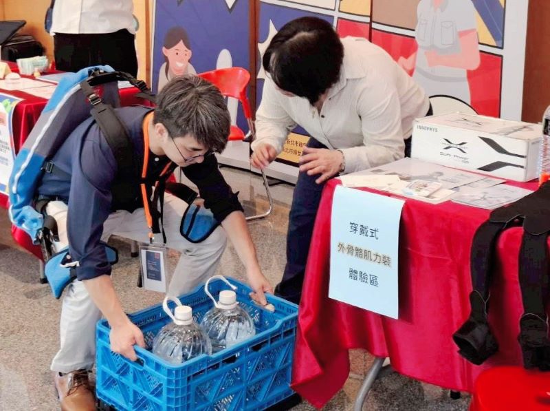 《圖說》體驗區。〈勞工局提供〉