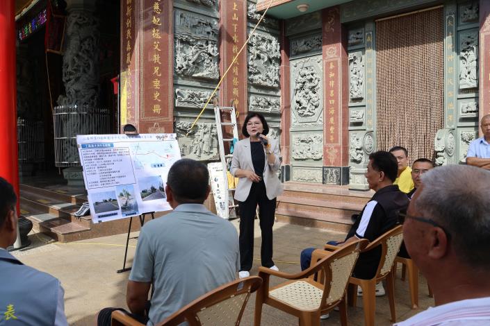 張縣長:雲縣府將持續改善道路品質、照明安全等公共設施,打造安全、便利、舒適的生活環境。